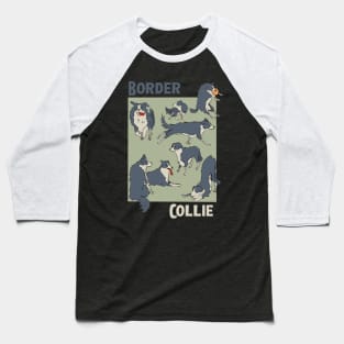 Border Collie Baseball T-Shirt